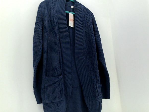 Kirundo Womens Blue Knitted Wool Cardigan - Large