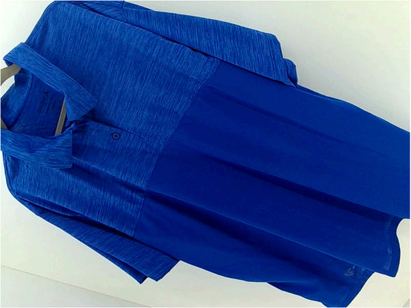 Augusta Mens Short Sleeve Polo Shirt Color Blue Size XLarge