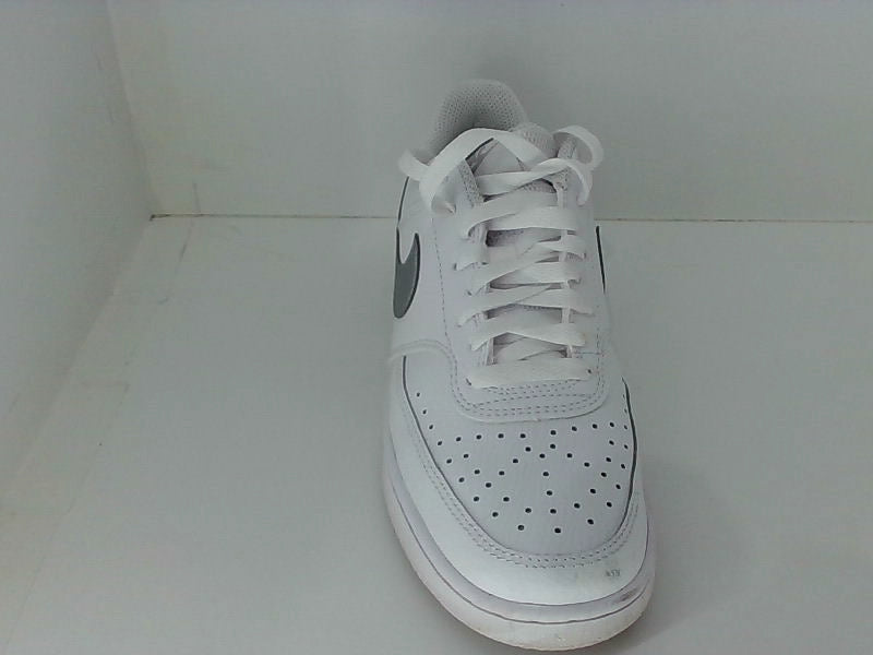 Nike Womens Court Vision Whitemetallic Silver Size 6.5 Pair of Shoes