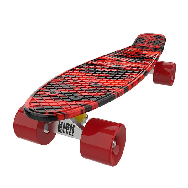 22-Inch High Bounce Mini Cruiser Skateboard with PU Wheels