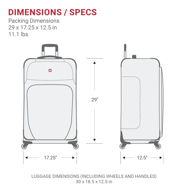 SwissGear Blue 29-Inch Softside Expandable Luggage