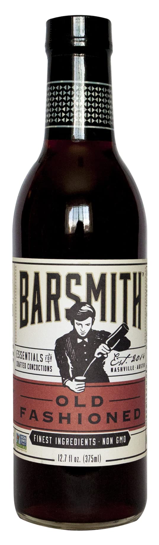 Barsmith Old Fashioned Cocktail Mix with Cherry & Bitters, 12.7 oz