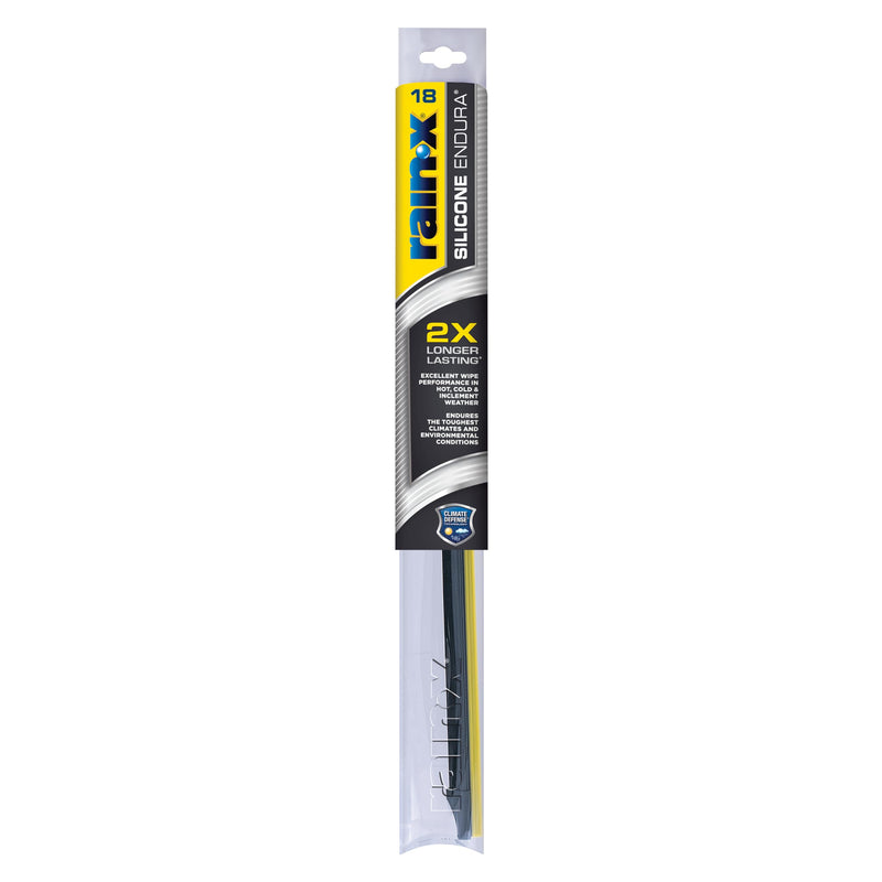 Rain-X Silicone Endura Wiper Blade 18-Inch - Long-Lasting Silicone