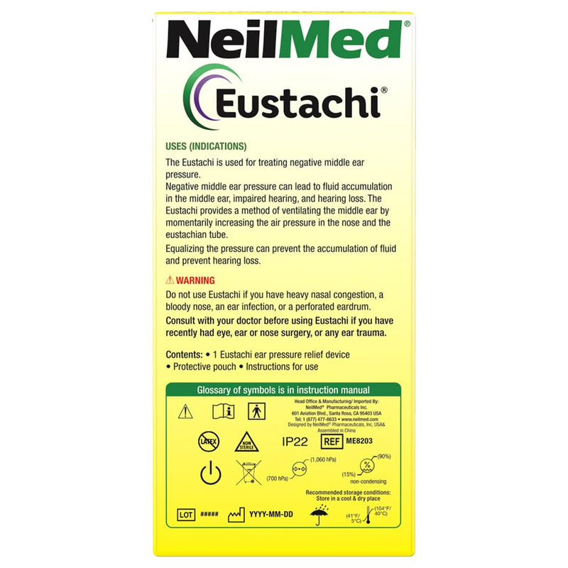 NeilMed Eustachi-Eustachian Tube Exercise-Pop Blocked Ears Safely. Helps Relieve Ear Pressure