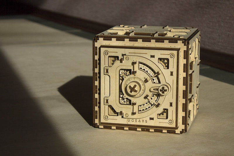 UGEARS Model Safe Kit 3D Wooden Puzzle DIY Mechanical Safe