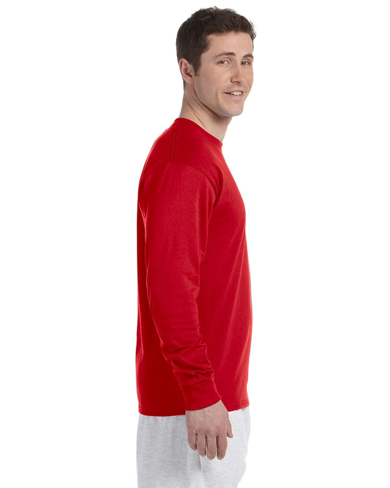 Champion Men's Scarlet Long Sleeve Tagless T-Shirt XXLarge