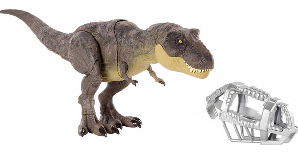 Stomp 'N Escape T. Rex Action Figure - Jurassic World Toy 8.5 Inch