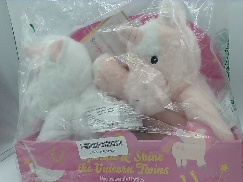 Unicorn Twins Plush Microwavable Hotties Home Accessory