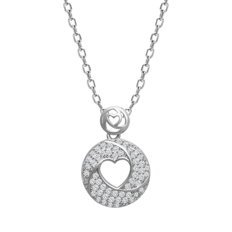 GIVA Love Heart Pendant Necklaces Link for Women 925 Sterling Silver