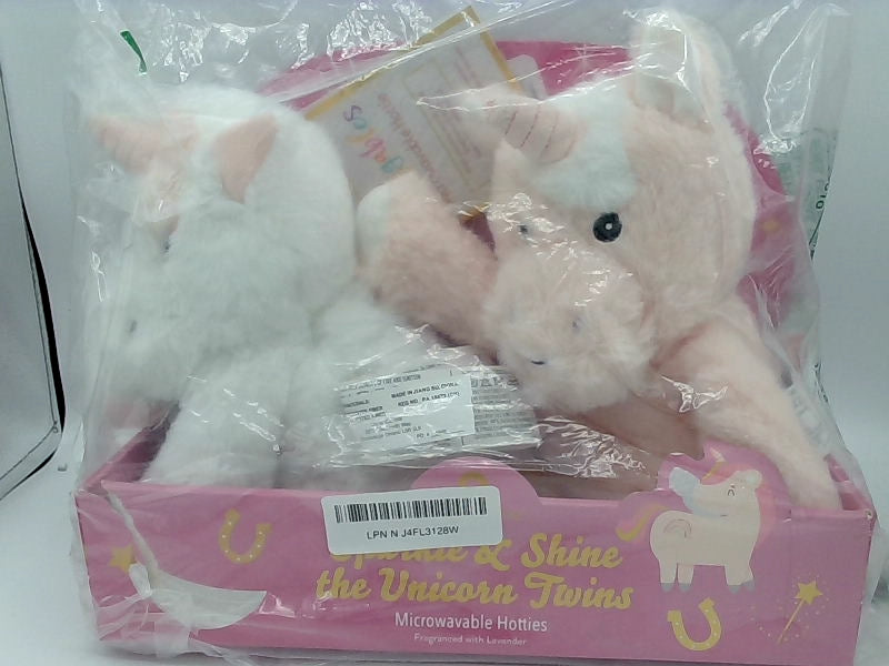 Unicorn Twins Plush Microwavable Hotties Home Accessory