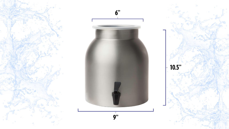 Stainless Steel Water Dispenser 2.2-Gallon - Eco-Friendly Design