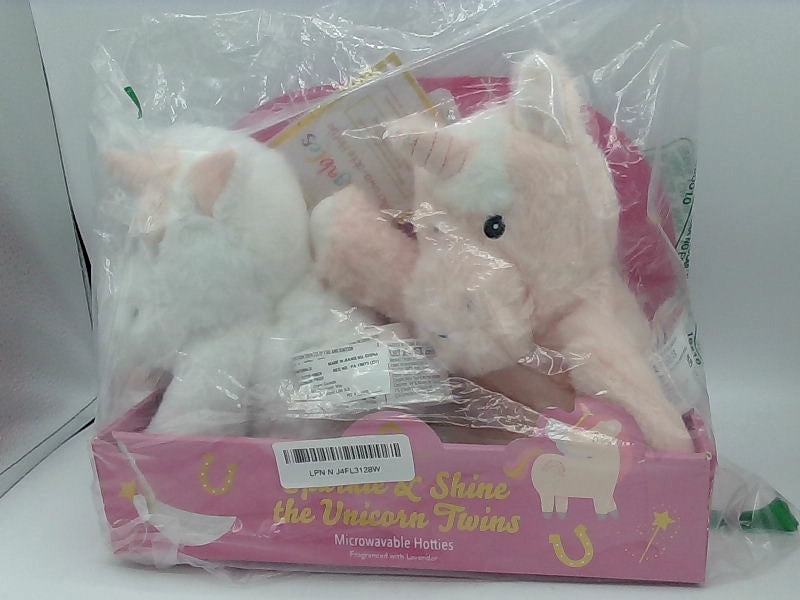 Unicorn Twins Plush Microwavable Hotties Home Accessory