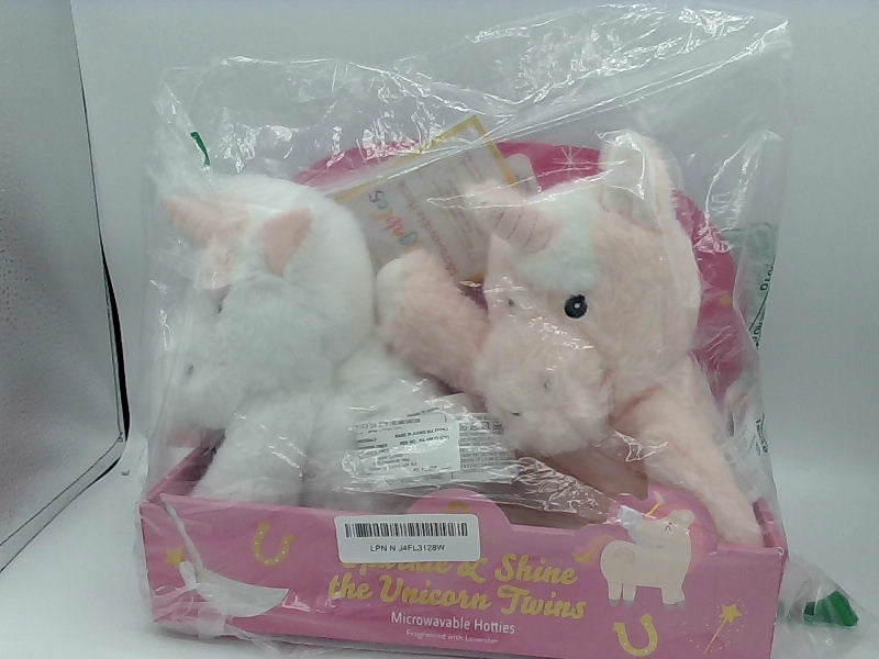 Unicorn Twins Plush Microwavable Hotties Home Accessory