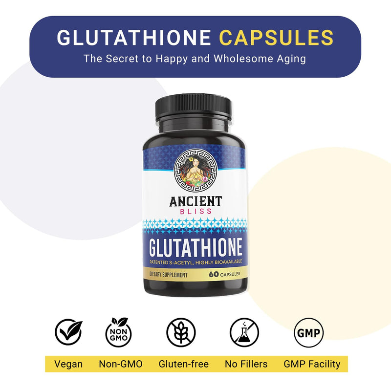 Antioxidant & Joint Support S Acetyl Glutathione Supplement 60 Caps