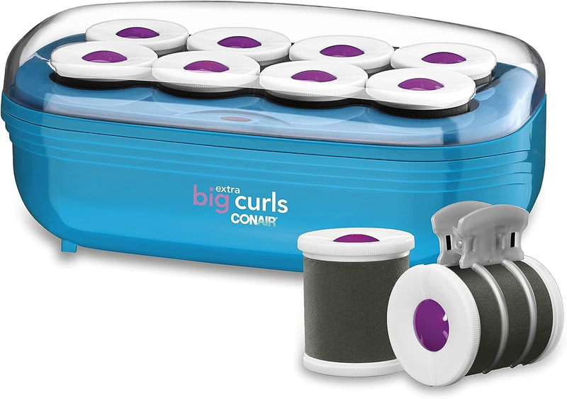 Conair Ceramic Hot Rollers Set with Clips for Voluminous Waves