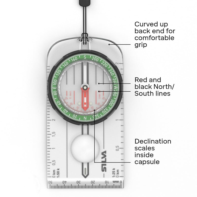 Silva Ranger Compass Unisex, Unisex, Ranger, Transparent