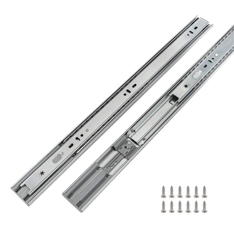 22-Inch Soft Close Heavy Duty Drawer Slides, 100 LB Capacity