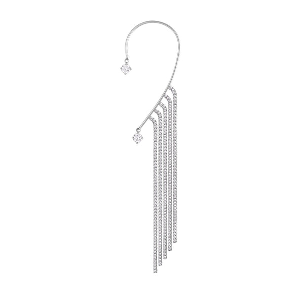 GIVA 925 Sterling Silver Hypoallergenic Dazzling Dangler Ear Cuff