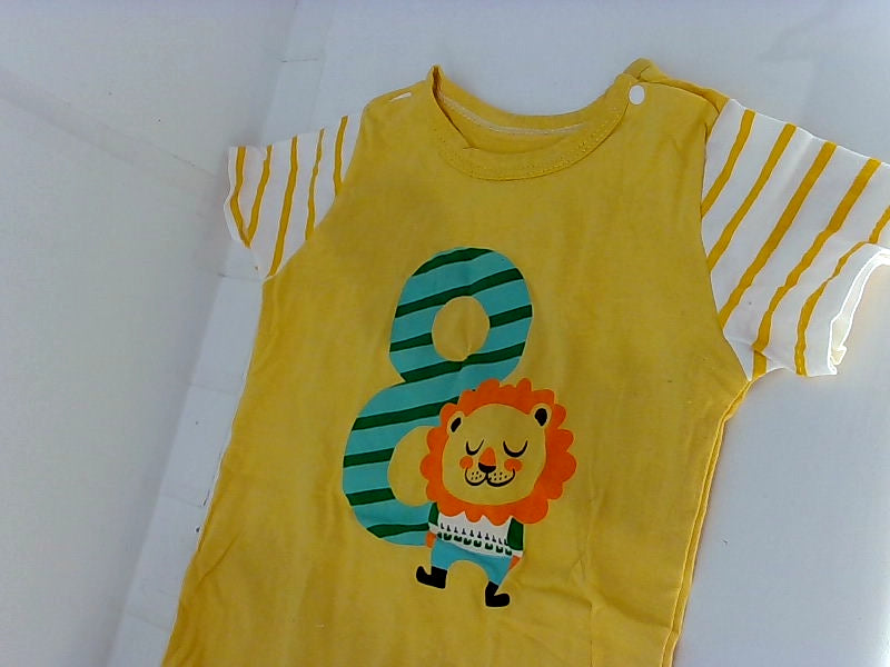 Yellow Lion Baby Bodysuit - 6-9 Months