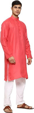 Mens Cotton Blend Kurta Pyjama Set Party Fashion Xlarge