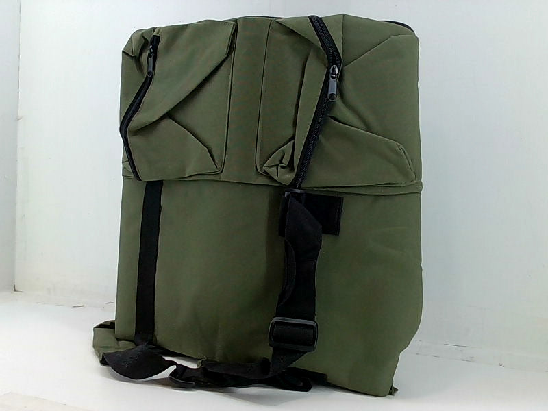 Green Travel Utility Bag with Multiple Pockets