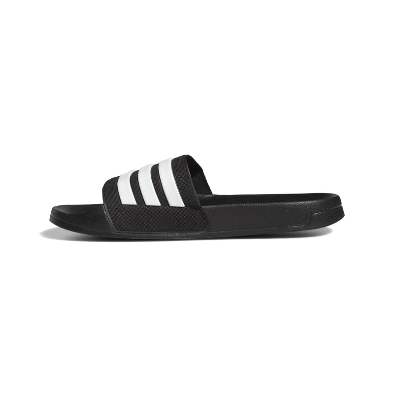 Adidas Men's Adilette Black/White Slip On Sandals Size 10