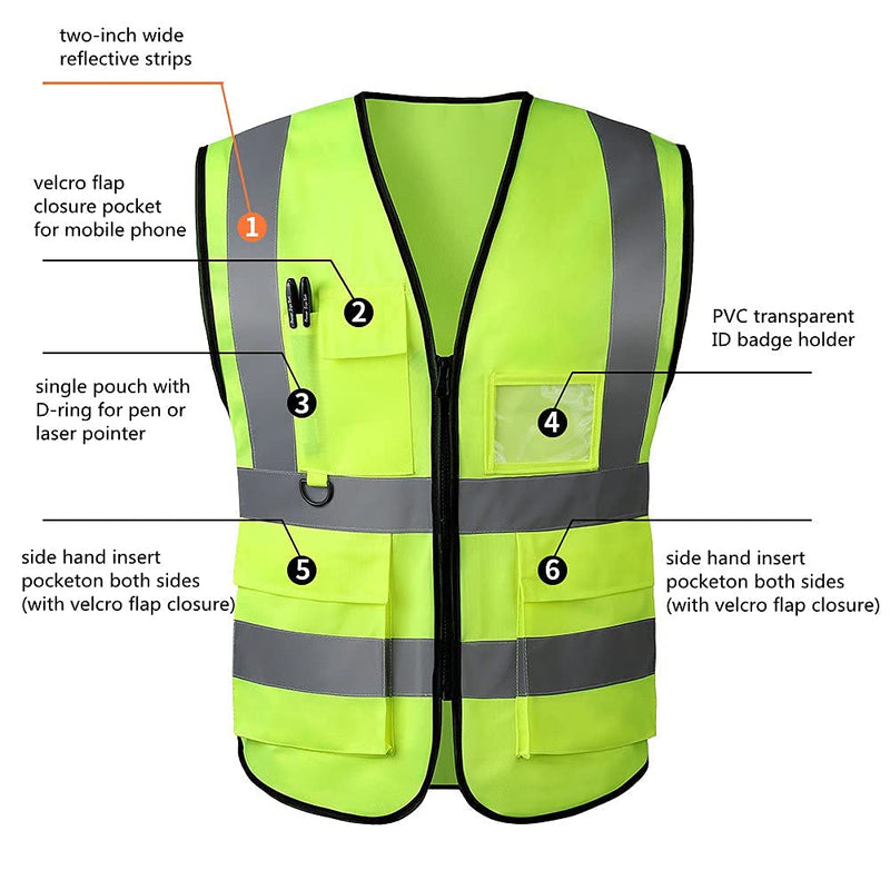 Tydon Guardian Reflective Safety Vest XX-Large High Visibility