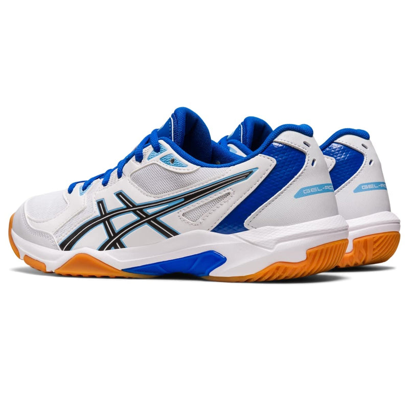 ASICS Gel-Rocket 10 Indoor Court Shoe - White/Arctic Blue, Size 8.5