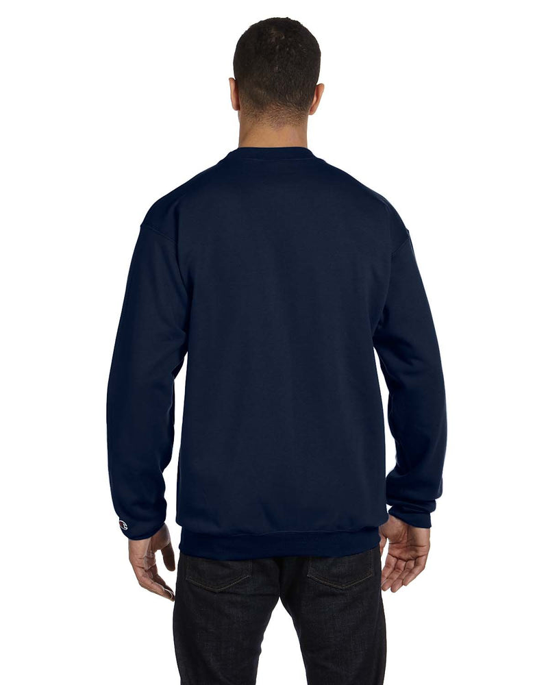 Champion Mens Double Dry Eco Fleece Crew Navy