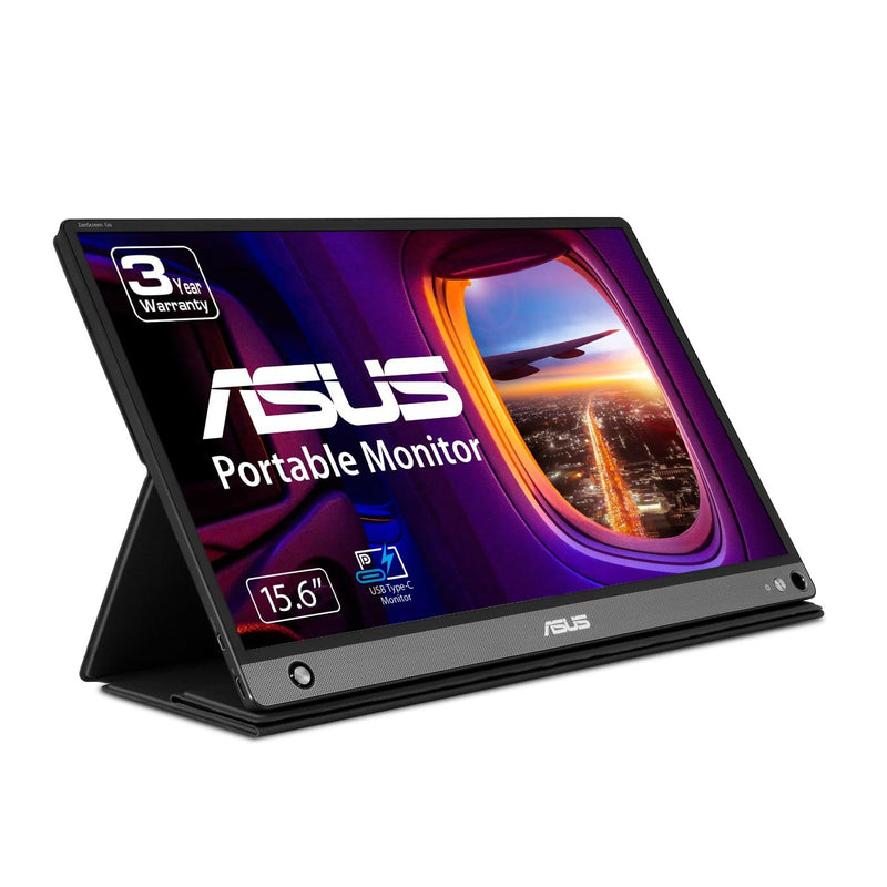 ASUS ZenScreen MB16AHP 15.6” Portable Full HD USB C Monitor with 7800mAh Battery