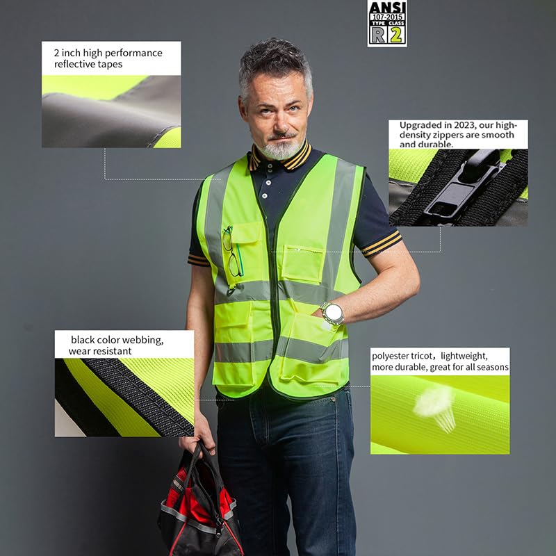 Tydon Guardian Reflective Safety Vest XX-Large High Visibility