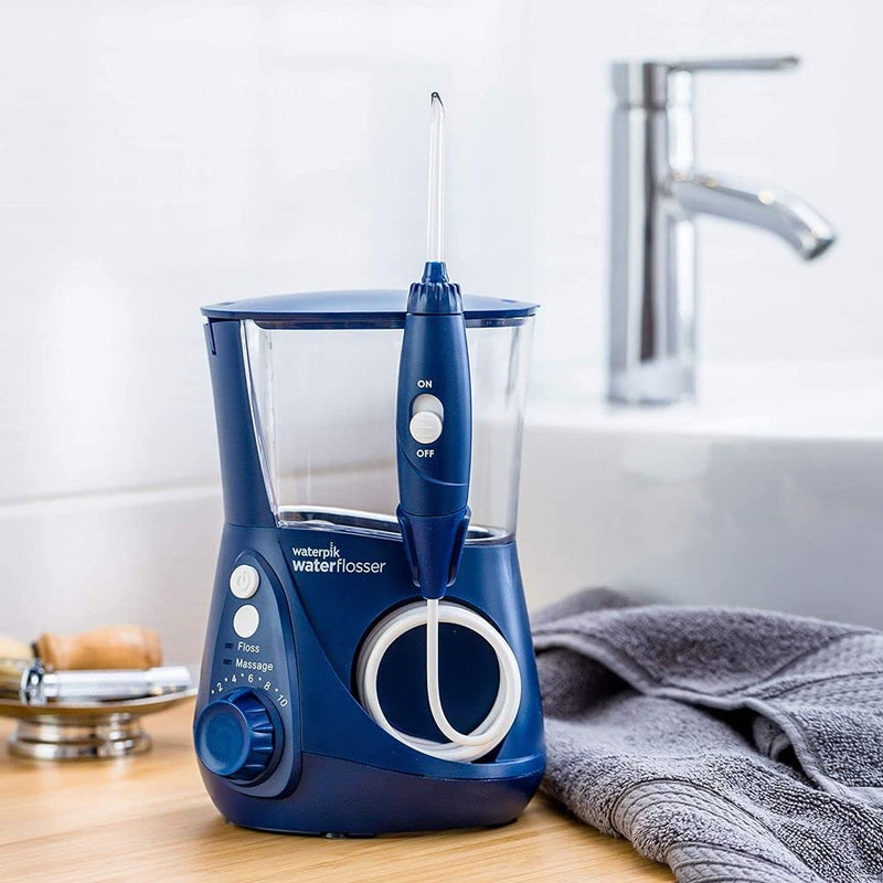 Blue Waterpik Aquarius Professional Designer Water Flosser