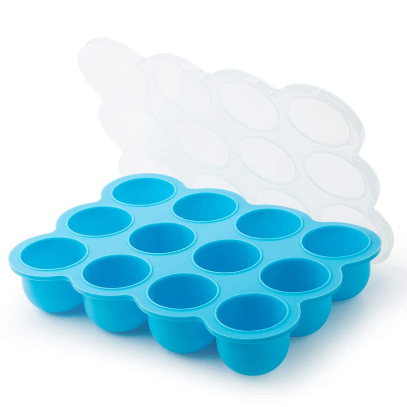 Samuelworld Baby Food Storage Container Bpa Free Silicone Tray 12 Portions