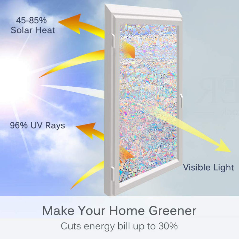 Volcanics Privacy Window Film 23.6" x 78.7" Home Decor