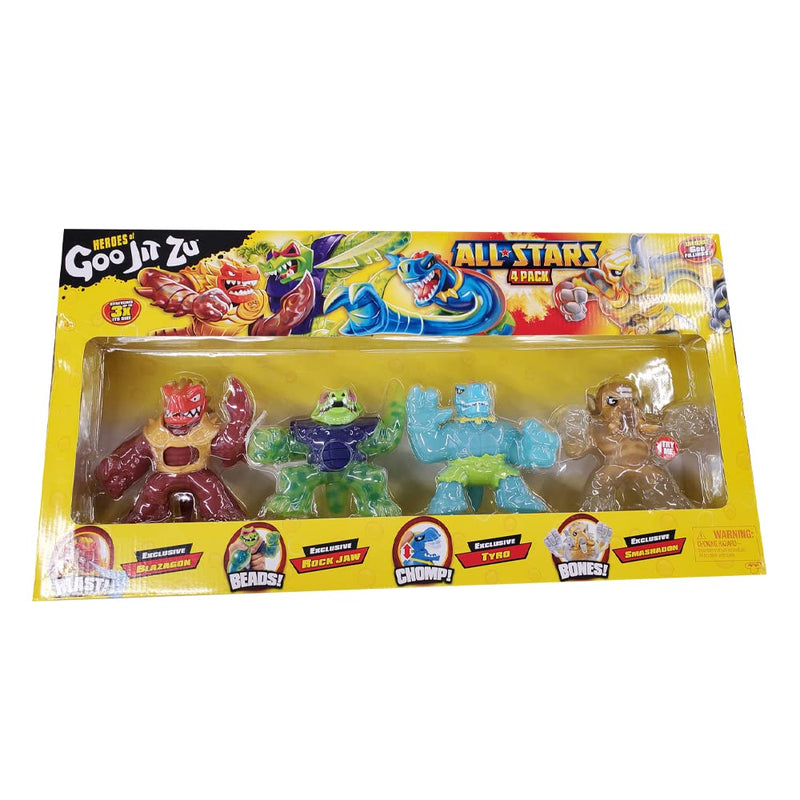 Heroes of Goo Jit Zu All Stars Action Figure 4-Pack