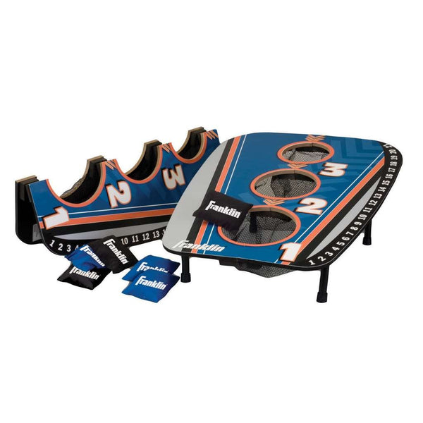 Franklin Sports Foldable 3-Hole Cornhole Game Set with Bean Bags