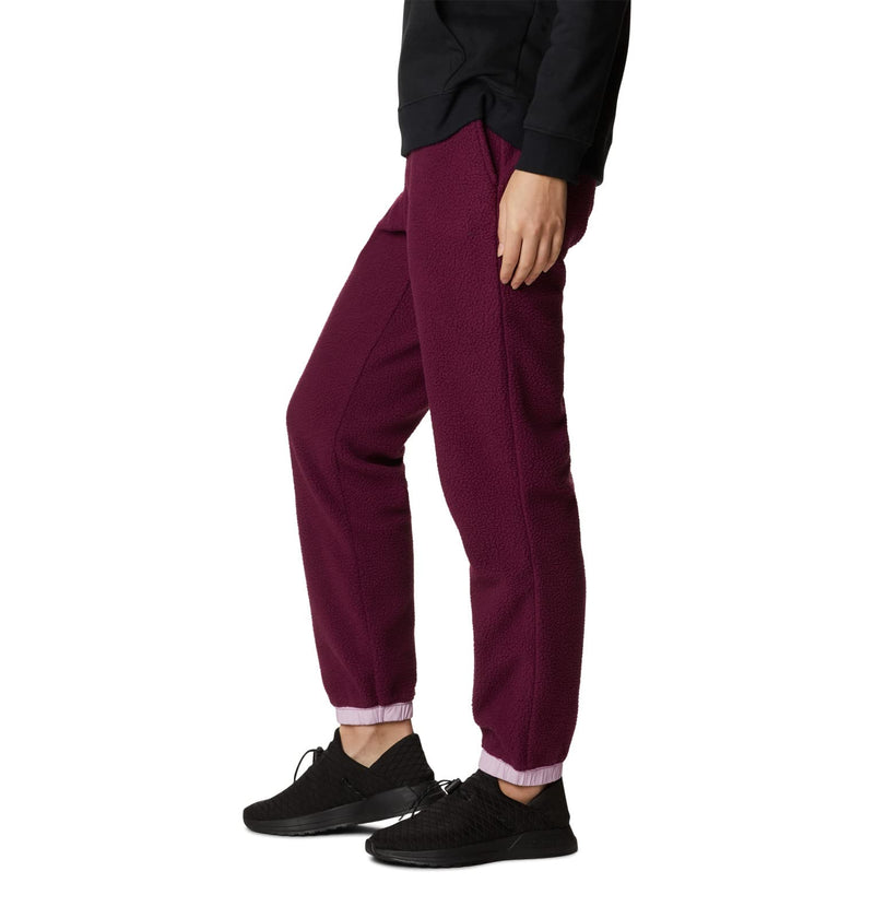 Columbia Echo Hills Sherpa Jogger Pants XSmall Marionberry/Aura