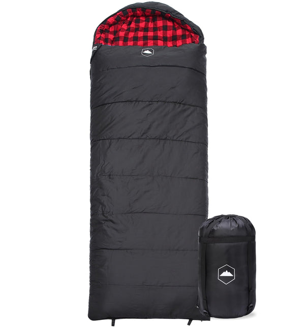 Tough Outdoors XL Sleeping Bag 15-50°F, Lightweight & Waterproof