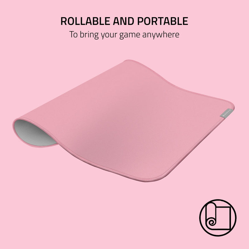 Razer Strider Large Quartz Pink Hybrid Mouse Mat - Water-Resistant