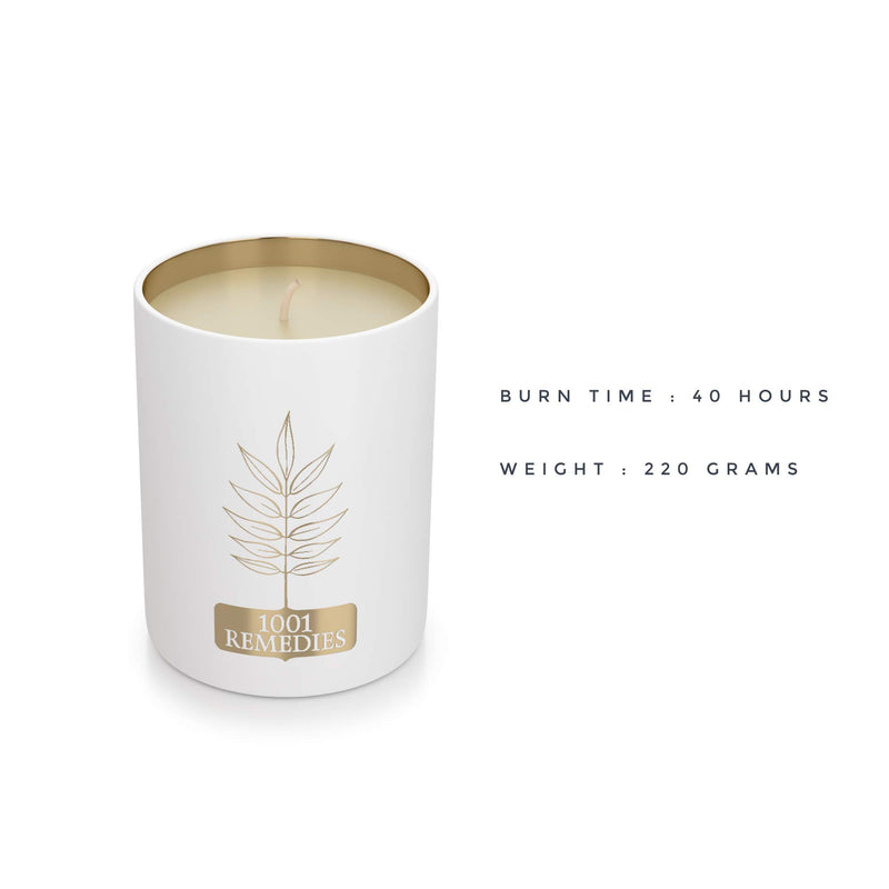 Luxury Scented Soy Wax Candle - 220g, White Glass Jar