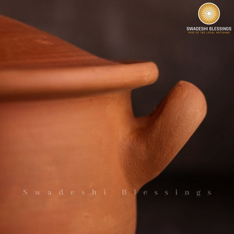 Swadeshi Blessings Exclusive Range Unglazed Clay Pot For Serving