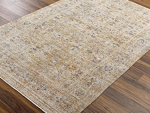 Becki Owens x Surya Margaret Washable Outdoor Runner Rug 27" x 73"  Distressed Brown