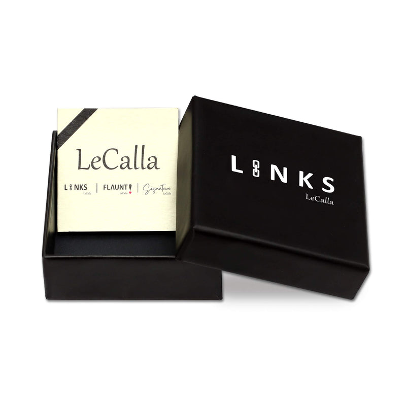 LeCalla Links Solid Gifts for Fathers Day 925 Sterling Silver Italian 5 MM