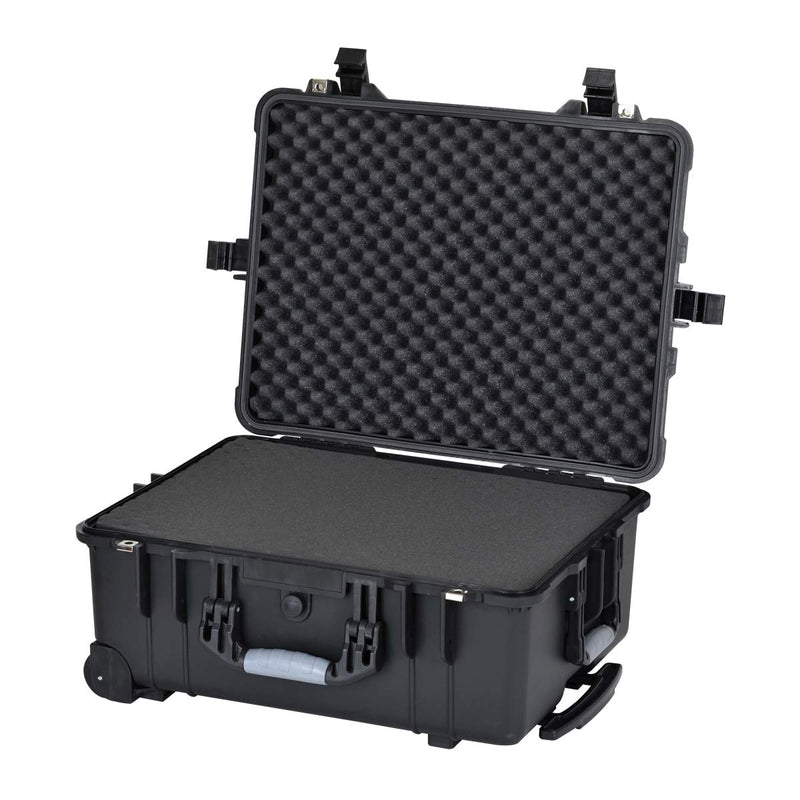 Meijia Waterproof Rolling Protective Camera Case Foam 24.64x19.39x13.78 Inches