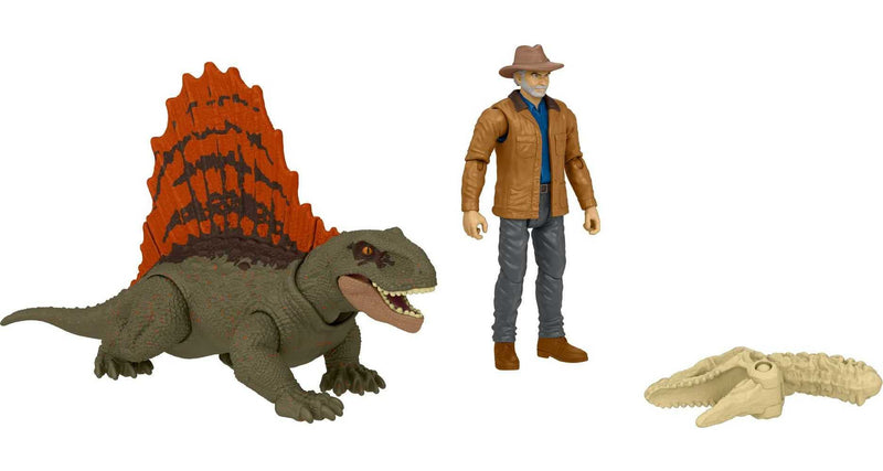 Jurassic World Dr Alan Grant & Dimetrodon Action Figure Pack