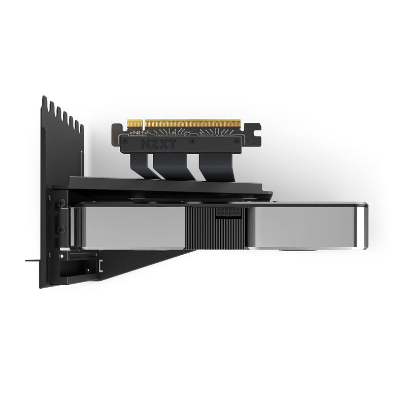 NZXT Vertical GPU Mounting Kit with PCIe 4.0 Riser Cable - Black