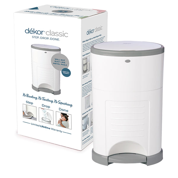 Dekor Classic Diaper Pail with Hands Free Operation