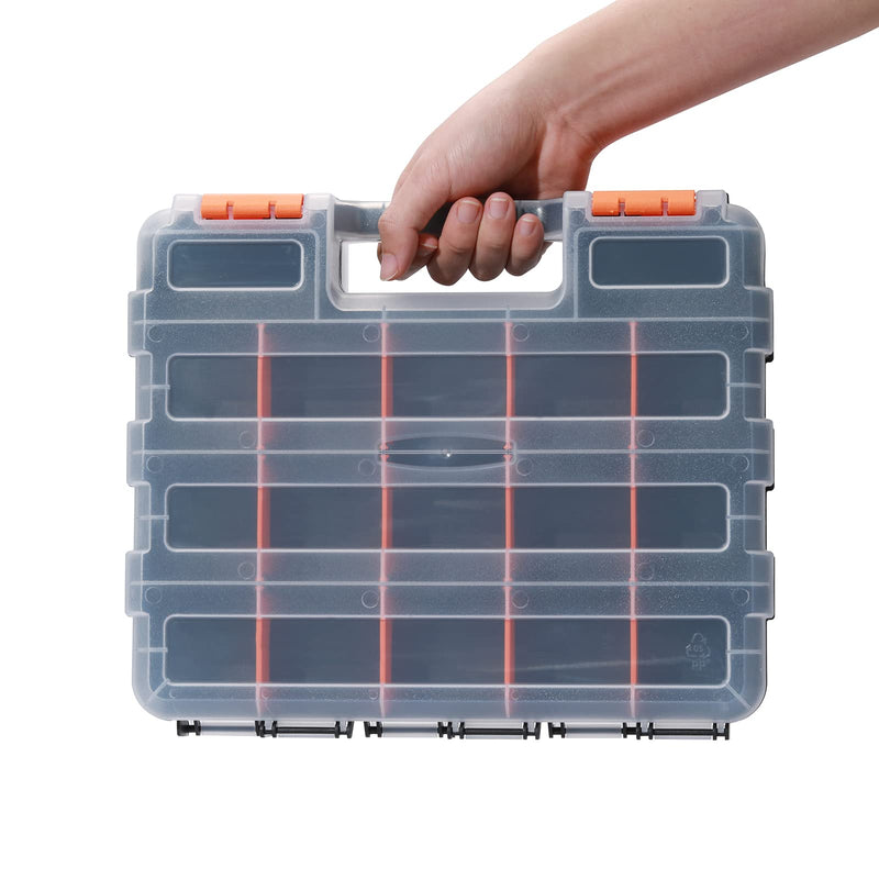 EMENTOL Double Side Tool Organizer with Impact Resistant Polymer and Customizable