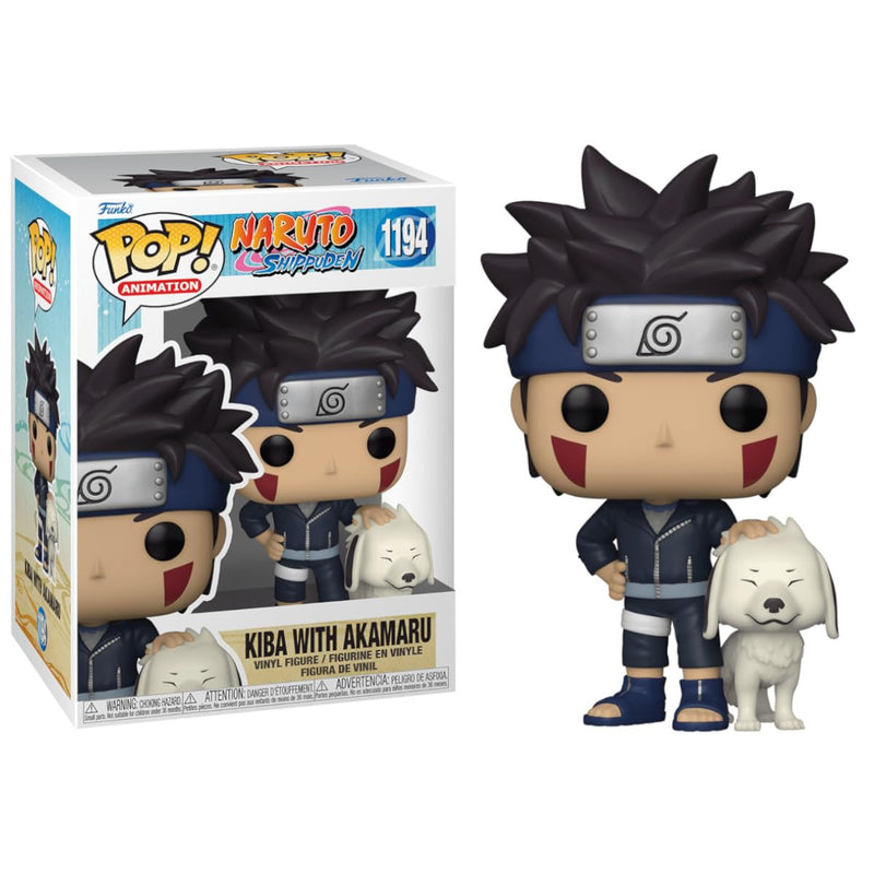 Funko Pop! Naruto Shippuden - Kiba with Akamaru Vinyl Figure