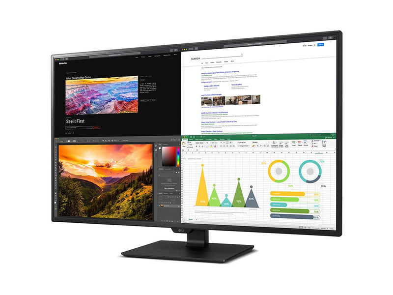 Lg 43un700 B 43 Ultrafine 4k Ips Monitor With Usb C Hdr10 4 Hdmi Black